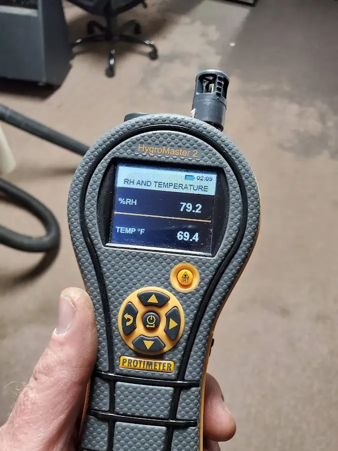 Moisture meter humidity assessment for Fire & Smoke Damage Restoration in Stuarts Draft